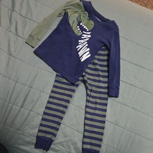 Old Navy Kids Pajama Set - Navy and Lime